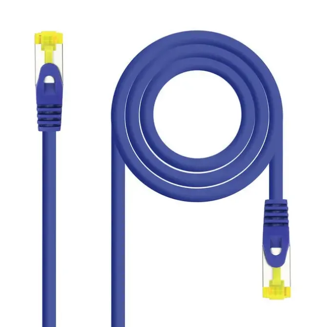 NANOCABLE CABLE DE RED LATIGUILLO RJ45 LSZH CAT.6A SFTP AWG26 0.50M - COLOR AZUL