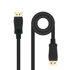NANOCABLE CABLE DISPLAYPORT 1.4 DP/M-DP/M - LONGITUD 1.5M - SOPORTA RESOLUCIONES DE VIDEO DE HASTA 8K - COLOR NEGRO