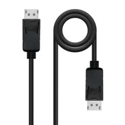 NANOCABLE CABLE DISPLAYPORT 1.2 CCS DP/M-DP/M - LONGITUD 5M - SOPORTA RESOLUCIONES DE VIDEO DE HASTA 4K - COLOR NEGRO