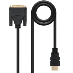 NANOCABLE CABLE DVI 18+5 MACHO A HDMI MACHO 3M - COLOR NEGRO