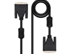 NANOCABLE CABLE DVI DUAL LINK 24+1 MACHO A DVI 24+1 MACHO 1.80M - COLOR NEGRO