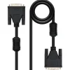 NANOCABLE CABLE DVI DUAL LINK 24+1 MACHO A DVI 24+1 MACHO 5M - COLOR NEGRO