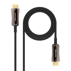 NANOCABLE CABLE HDMI V2.1 AOC MACHO A HDMI V2.1 MACHO 15M - 8K@60HZ 4K@120HZ 48GBPS - COLOR NEGRO