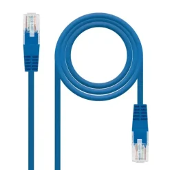 NANOCABLE CABLE RED LATIGUILLO RJ45 CAT.6 UTP AWG24 - 25 CM - COLOR AZUL