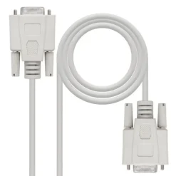 NANOCABLE CABLE SERIE MODEM DB9 HEMBRA A DB9 HEMBRA 1.80M - COLOR BEIGE