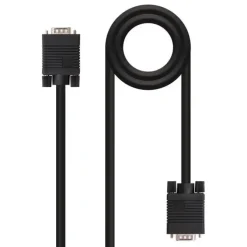 NANOCABLE CABLE SVGA HDB15 MACHO A HDB15 MACHO 3M - COLOR NEGRO