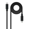 NANOCABLE CABLE USB 3.1 GEN2 5A USB-C/M-USB-C/M 0.5M - COLOR NEGRO