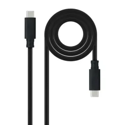 NANOCABLE CABLE USB 3.2 GEN2X2 - 20GBPS - 5A/100W - 4K/60HZ - USB-C/M-USB-C/M - 3M - COLOR NEGRO