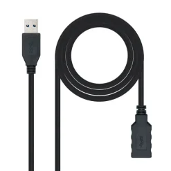 NANOCABLE CABLE USB-A 3.0 MACHO A USB-A HEMBRA 1M