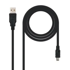 NANOCABLE CABLE USB-A 2.0 MACHO A MINI-USB MACHO 1M