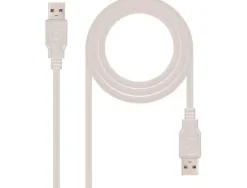 NANOCABLE CABLE USB-A 2.0 MACHO A USB-A MACHO 1M