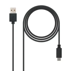 NANOCABLE CABLE USB-C 2.0 MACHO A USB-A MACHO 1M