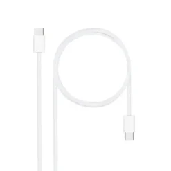 NANOCABLE CABLE USB-C 2.0 60W 3A - USB-C/M-USB-C/M - 2M - COLOR BLANCO