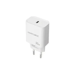 NANOCABLE CARGADOR DE PARED USB-C/PD 30W - COLOR BLANCO