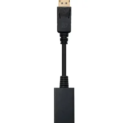 NANOCABLE CONVERSOR DISPLAYPORT A HDMI - DP/M-HDMI A/H - 15 CM - COLOR NEGRO