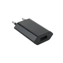 NANOCABLE MINI CARGADOR DE RED USB 5V - COLOR NEGRO