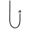 NANOCABLE ORGANIZADOR DE CABLES FLEXIBLE 25MM - LONGITUD 2M - COLOR NEGRO