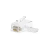 NANOCABLE PACK DE 100 CONECTORES RJ45 8 HILOS CAT.6 - COLOR TRANSPARENTE