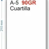 NAVIGATOR PAPEL 90GR 500HOJAS TAMAÑO CUARTILLA A5 BLANCO GRUESO