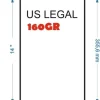 NAVIGATOR PAQUETE 500 HOJAS PAPEL MULTIFUNCION 160GR UNIVERSAL FORMATO US LEGAL 14X8.5" -355,6X216 MM