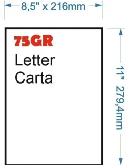 NAVIGATOR PAQUETE 500 HOJAS PAPEL LETTER MULTIFUNCION 75GR. UNIVERSAL FORMATO LETTER CARTA 216MMX279.4MM