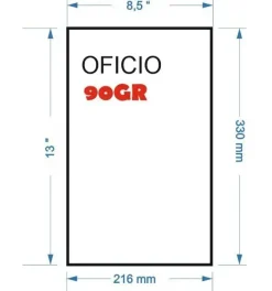 NAVIGATOR PAQUETE 500 HOJAS PAPEL MULTIFUNCION 90GR FORMATO OFICIO 13X8.5" -330X216 MM