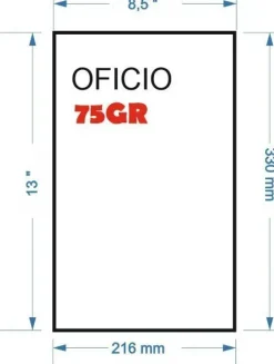 NAVIGATOR PAQUETE 500 HOJAS PAPEL MULTIFUNCION 75GR FORMATO OFICIO 13X8.5" -330X216 MM