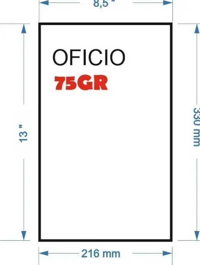 NAVIGATOR PAQUETE 500 HOJAS PAPEL MULTIFUNCION 75GR FORMATO OFICIO 13X8.5" -330X216 MM