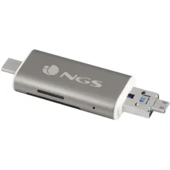 NGS 5 EN 1 MINI LECTOR DE TARJETAS USB-C - MICRO USB Y USB 2.0 - MICROSD Y SD