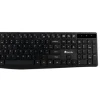 NGS ALLURE PACK INALAMBRICO USB TECLADO MULTIMEDIA + RATON 1200DPI 3 BOTONES - USO AMBIDIESTRO - COLOR NEGRO