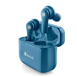 NGS ARTICA BLOOM AZURE AURICULARES INTRAUDITIVOS BLUETOOTH 5.1 TWS - MANOS LIBRES - ASISTENTE DE VOZ - AUTONOMIA HASTA 7H - BASE DE CARGA - COLOR AZUL