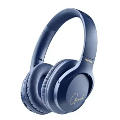 NGS ARTICA GREED AURICULARES BLUETOOTH 5.1 CON MICROFONO - DIADEMA AJUSTABLE - ALMOHADILLAS ACOLCHADAS - AUTONOMIA HASTA 46H - MANOS LIBRES - COLOR AZUL
