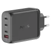 NGS BUD 140W CARGADOR UNIVERSAL DE PARED 140W ULTRARAPIDO - GAN - 3X USB-C PD & PPS, 1X USB-A QC 3.0 - COLOR NEGRO