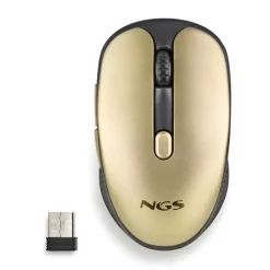 NGS EVO RUST GOLD RATON INALAMBRICO USB 1600DPI - 5 BOTONES - RECARGABLE - USO DIESTRO