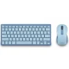 NGS FANTASY PACK TECLADO COMPACTO SILENCIOSO + RATON SILENCIOSO 1600DPI 5 BOTONES - CONEXION 2,4GHZ, BT1 Y BT2 - COLOR AZUL