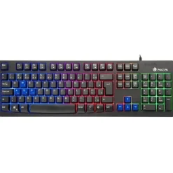 NGS GKX-300 TECLADO GAMING USB - 19 TECLAS ANTIGHOSTING - ILUMINACION LED 3 NIVELES DE INTENSIDAD - TECLAS MULTIMEDIA - COLOR NEGRO