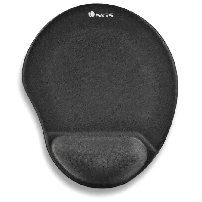 NGS KILIM GEL ALFOMBRILLA PARA RATON ERGONOMICA - RELLENO GEL - SOPORTE DE MUÑECA - MEDIDAS 25X21CM - COLOR NEGRO