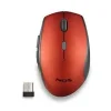 NGS RATON INALAMBRICO ERGONOMICO PARA PORTATILES Y ORDENADORES - 5 BOTONES Y RUEDA DE DESPLAZAMIENTO - TECLAS SILENCIOSAS - COLOR ROJO