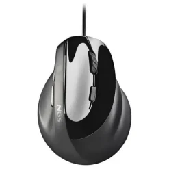 NGS SAMSARA RATON ERGONOMICO VERTICAL LASER 3200DPI - 5 BOTONES - SILENCIOSO - COLOR NEGRO