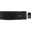 NGS TECLADO Y RATON INALAMBRICOS DE 2.4GHZ - AZERTY FRANCES - 12 TECLAS MULTIMEDIA - 1200 DPI - COLOR NEGRO