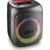 NGS WILD SWAG GO ALTAVOZ PORTATIL 80W TWS BLUETOOTH 5.0 - AUTONOMIA HASTA 10H - USB Y AUX IN - ILUMINACION LED - COLOR NEGRO