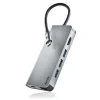 NGS WONDER DOCK 8 EN 1 HUB USB-C - 3X USB 3.0, 1X USB-C PD 60W, 1X HDMI, 1X RJ-45, RANURA SD 40 MBPS Y RANURA TF 40 MBPS - ADMITE RESOLUCIONES MAXIMAS DE 4K A 30 HZ