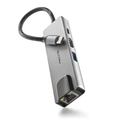 NGS WONDER DOCK SUPRA 4 EN 1 HUB USB-C - 1X USB 3.0, 1X USB-C PD 100W, 1X HDMI, 1X RJ45 - ADMITE RESOLUCIONES MAXIMAS DE 4K A 30 HZ - VELOCIDAD LAN DE 1 GBPS