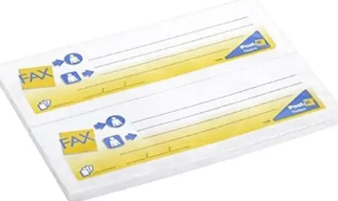 NOTA ADH.POST-IT 102X37,5 FAX