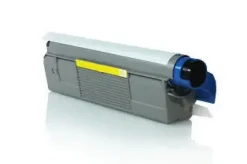 OKI C610 AMARILLO CARTUCHO DE TONER GENERICO - REEMPLAZA 44315305