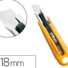 OLFA SK-4 CUCHILLA DE SEGURIDAD AUTORETRACTIL SEMIAUTOMATICA - CANAL DE ACERO INOXIDABLE - MAXIMA SEGURIDAD - USO AMBIDIESTRO