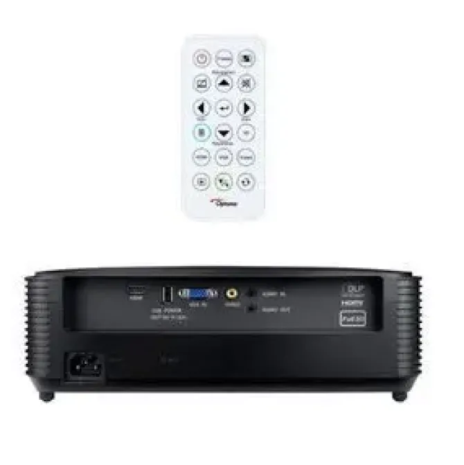 OPTOMA S336 PROYECTOR ANSI DLP SVGA - 4000 LUMENES - ALTAVOZ 10W - HDMI, VGA, AUDIO - MANDO A DISTANCIA