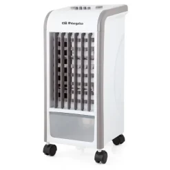 ORBEGOZO AIR 40 CLIMATIZADOR EVAPORATIVO 3 EN 1 - POTENTE Y SILENCIOSO CON 3 VELOCIDADES DE VENTILACION Y DEPOSITO DE 3.5L - FACIL MANEJO Y RUEDAS PARA TRASLADO