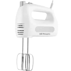 ORBEGOZO BA 3250 BATIDORA AMASADORA - POTENTE Y VERSATIL PARA PAN CASERO EN MINUTOS - 6 VELOCIDADES + TURBO - ACCESORIOS DE ACERO INOXIDABLE - FACIL LIMPIEZA