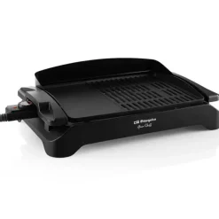 ORBEGOZO BC 4000 BARBACOA ELECTRICA DE SOBREMESA - POTENTE Y VERSATIL PARA GRANDES REUNIONES - DOBLE ZONA DE GRILL Y PLANCHA - FACIL LIMPIEZA Y SEGURIDAD GARANTIZADA
